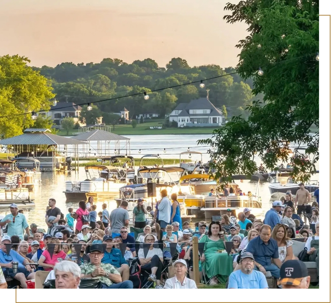 Rock Castle State Historic Site - Community Event on the lake.