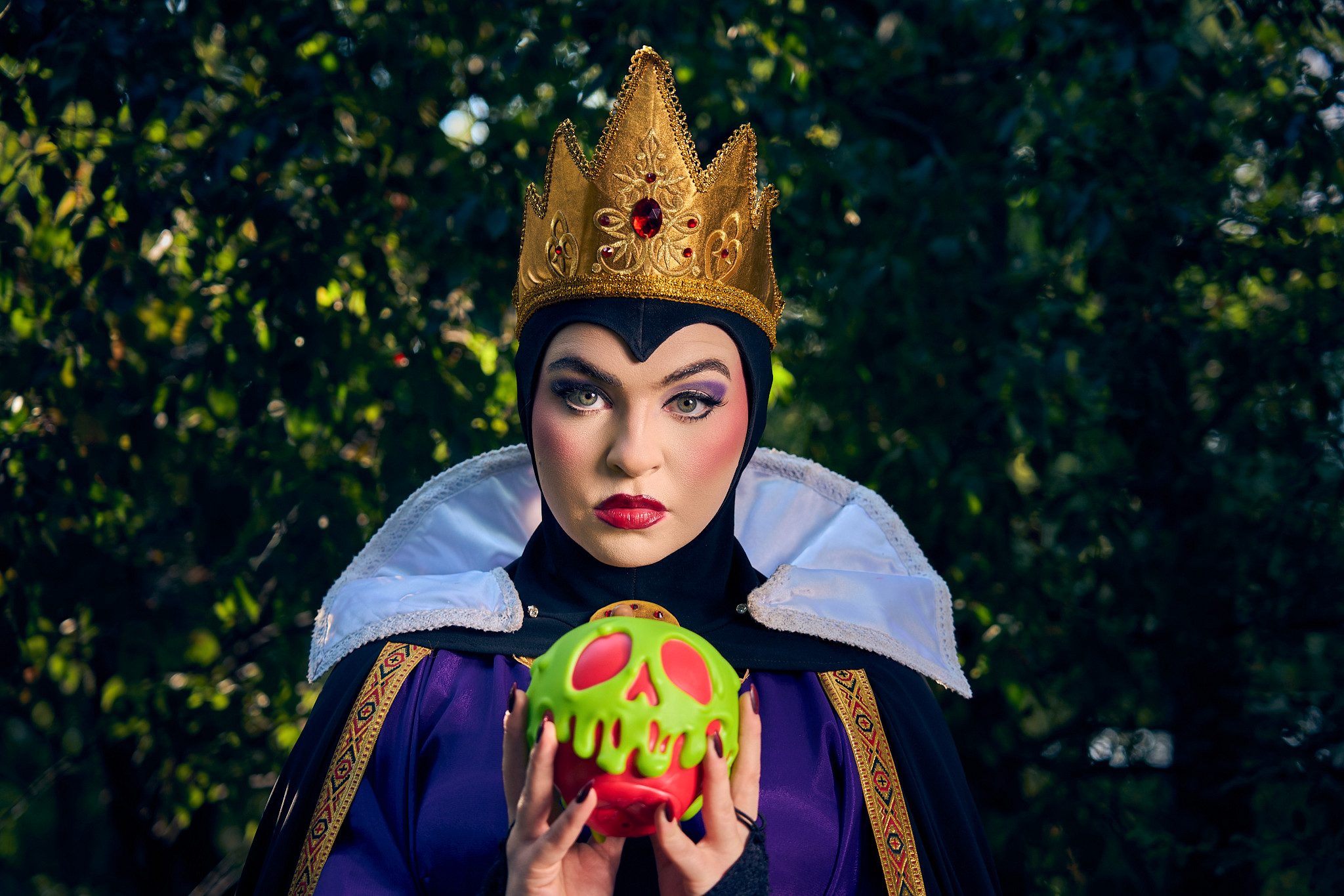 Evil Queen - Castle of Villains at Historic Rock Castle Halloween event.